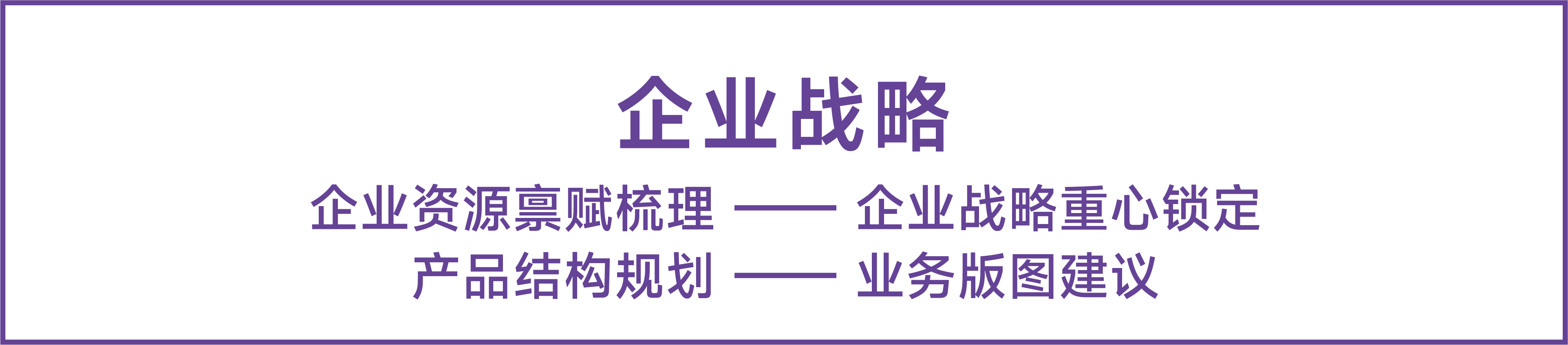 企业战略